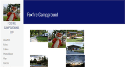 Desktop Screenshot of foxfirecamping.com